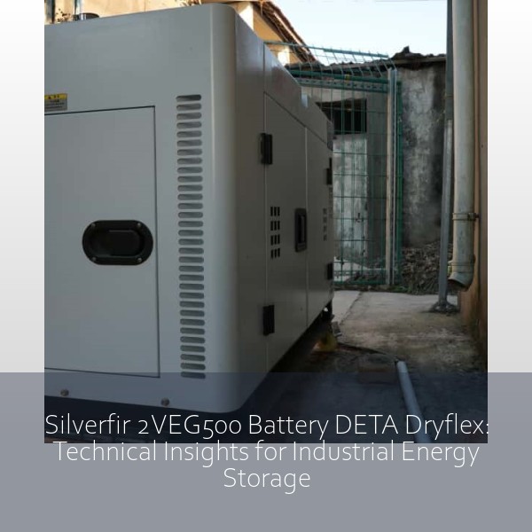Silverfir 2VEG500 Battery DETA Dryflex: Technical Insights for Industrial Energy Storage